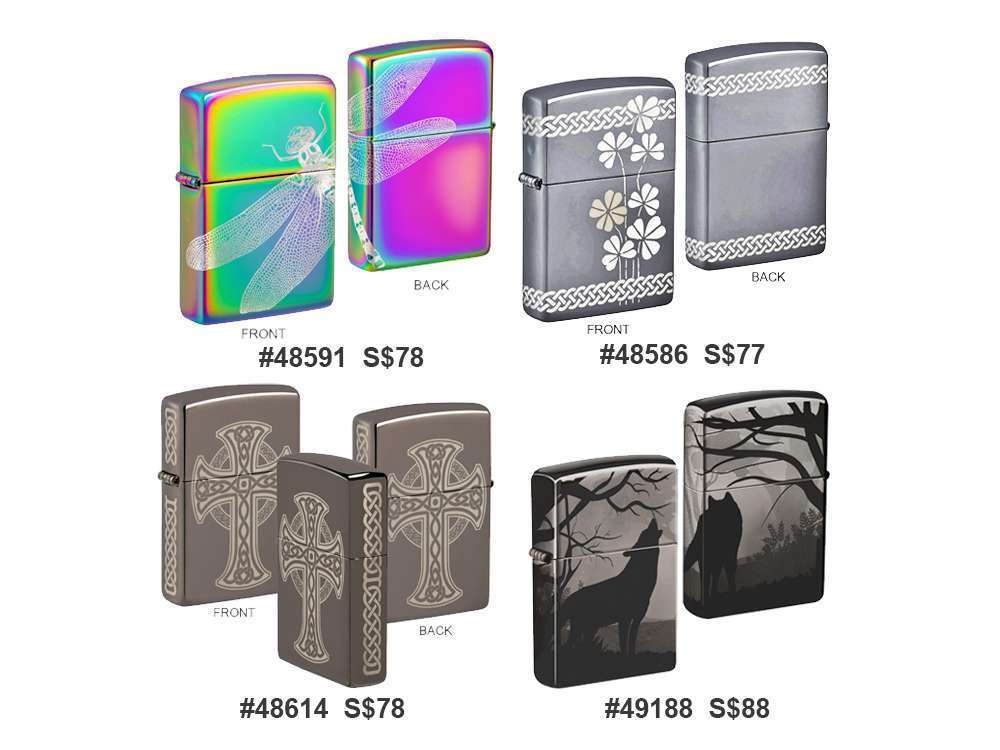 10 Zippo 48591 48586 48614 49188
