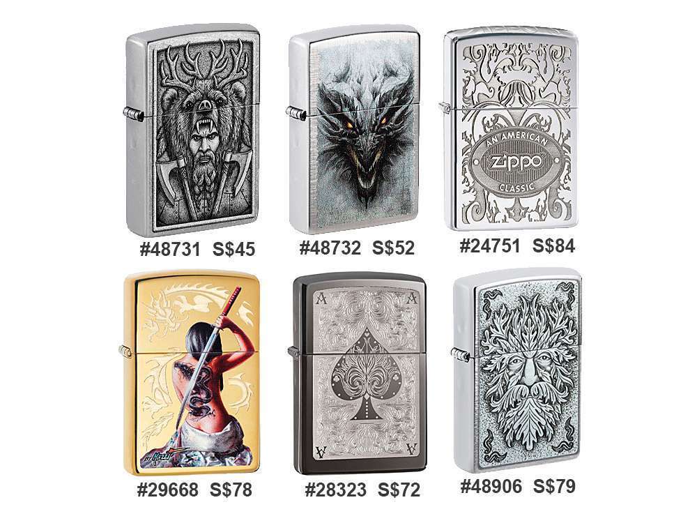 15 Zippo 48731 48732 24751 29668 28323 48906