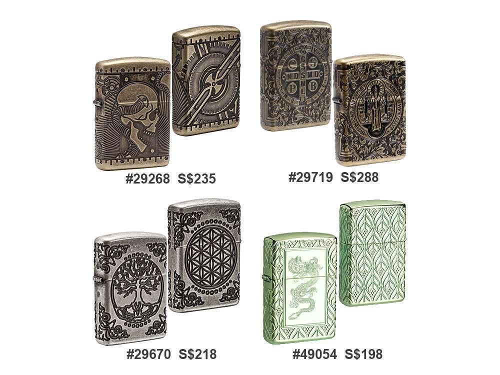 4 Zippo 29268 29719 29670 49054