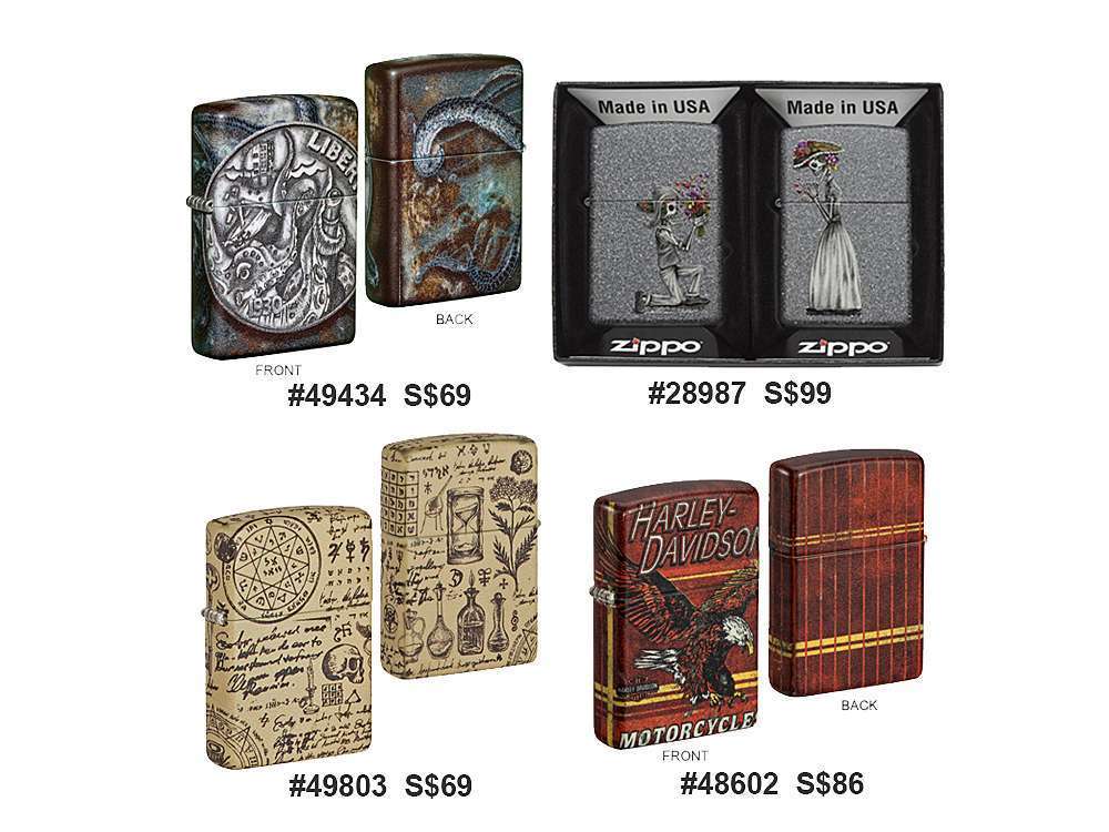 7 Zippo 49434 28987 49803 48602