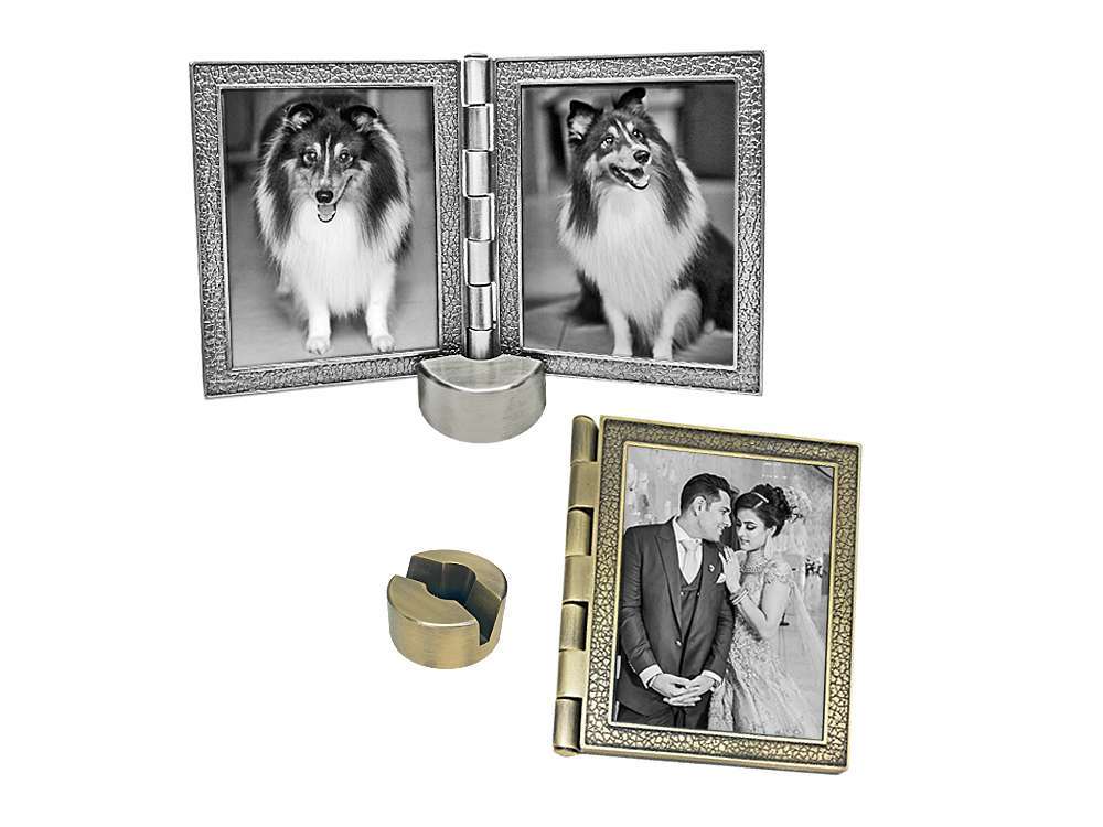 Vintage Laser Engraved Photo Book Display Stand Sgd 248